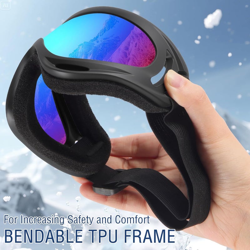 OXG Store Ski Snowboard Goggles for Men Women, UV Protection Ski Snow Goggles for Kids Youth Adult - Image 5